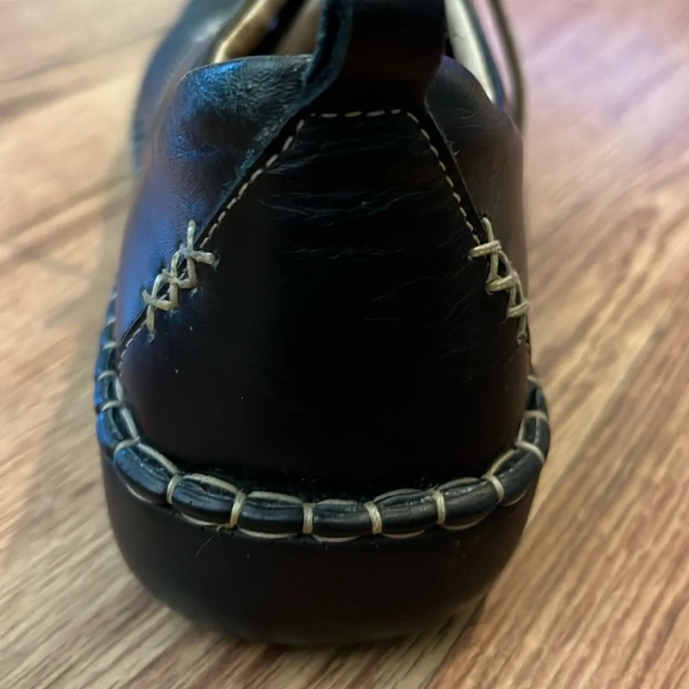 Josef Seibel Women’s Lindsey Oxford Black Leather Shoes Size 39 - Picture 7 of 15